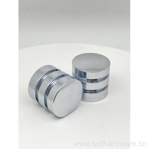 The Double Groove Chromium Plating Bright Furniture Knobs